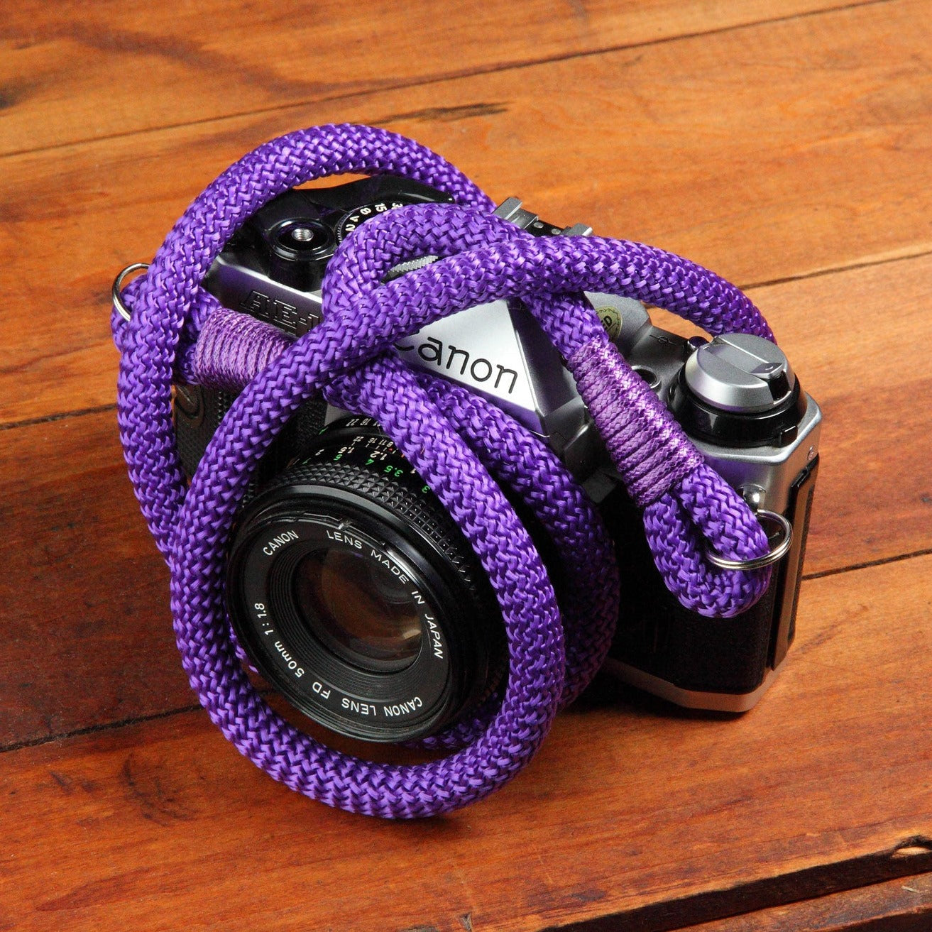 Purple Fringe Rope Strap