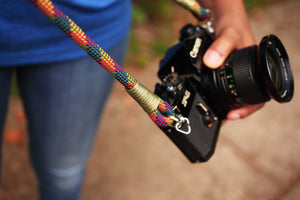 Photogenic Supply Technicolor Rope Camera Strap