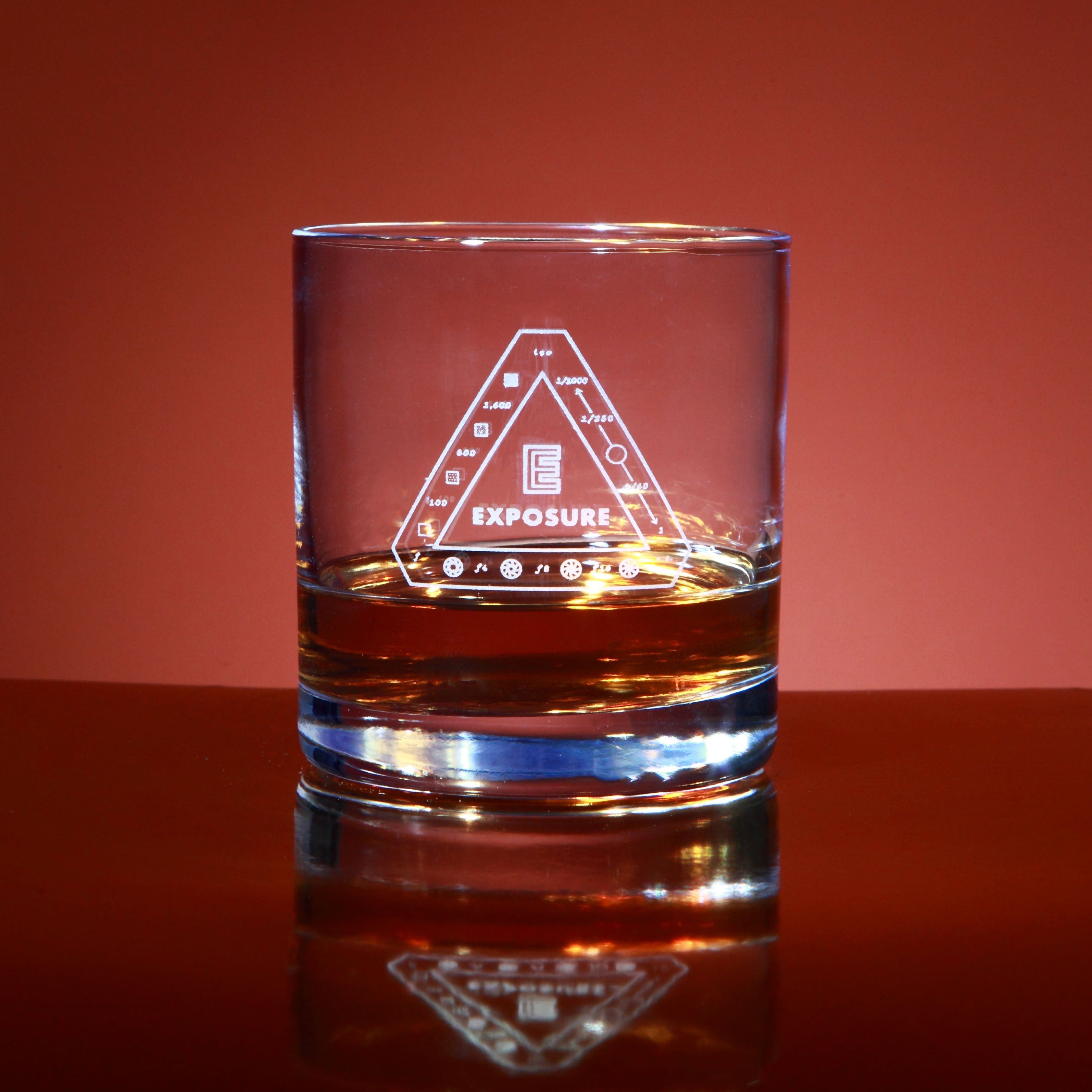 Exposure Triangle Rocks Glass