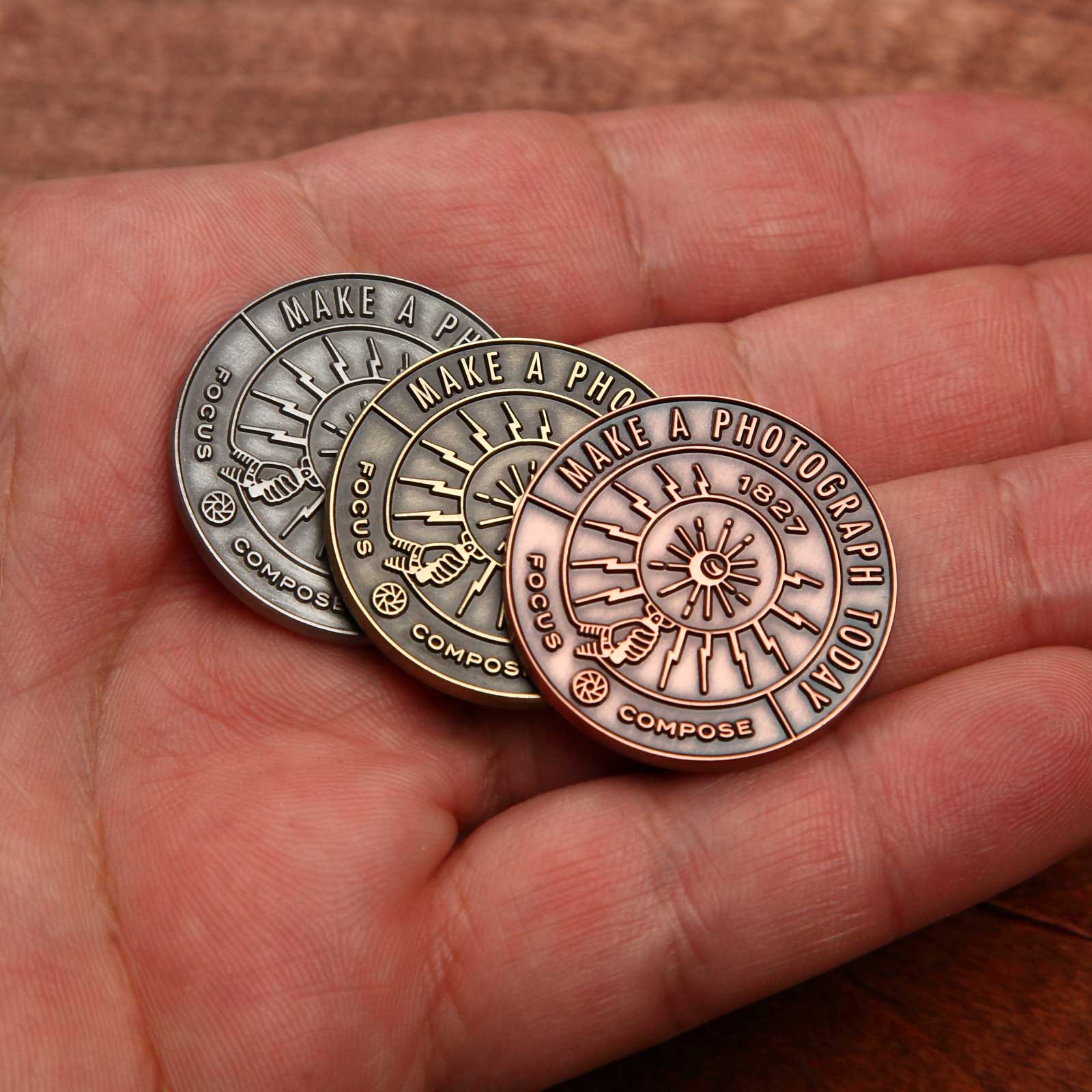 Gifts for Photographers - Make A Photograph Today Coin